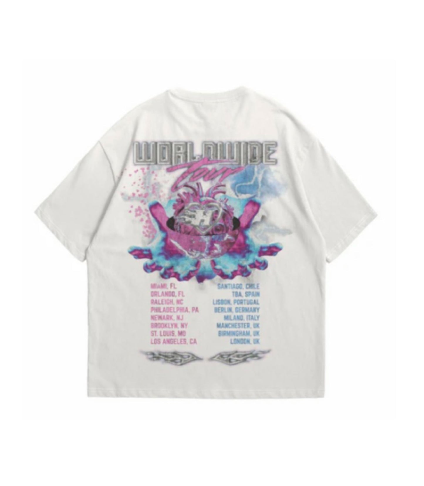 Hidden Heart Tour T-shirt (Bone)