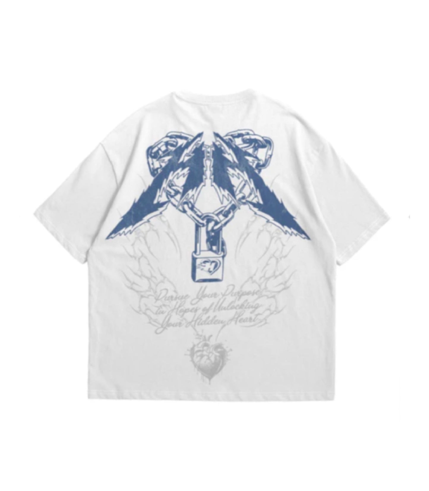 Military blue Hidden Heart